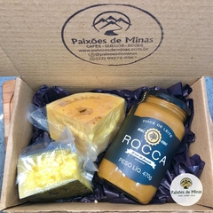 Kit Delícia - Doce de Leite Rocca + Queijo maturado Capa Preta e Tradicional - Paixoes de Minas