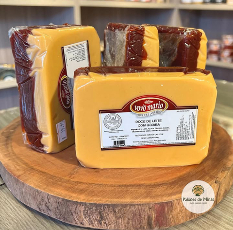 Doce de Leite em Barra com Goiabada - 450g - comprar online