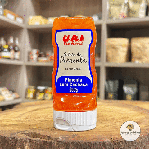 Geleia de Pimenta com Cachaça (260g) UAI
