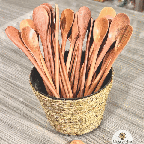 Colherzinha de Madeira - 1 unidade