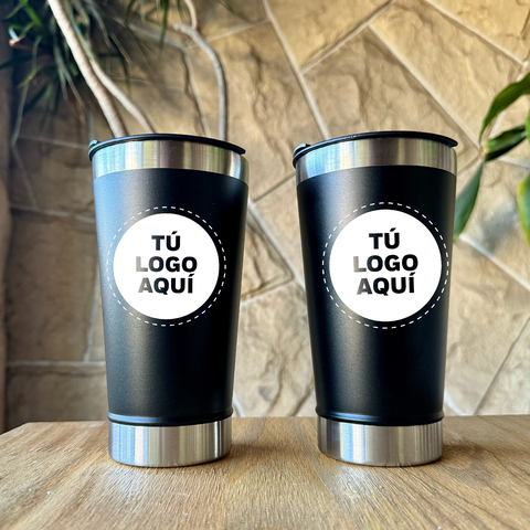 Vaso cervecero con destapador personalizado