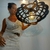 LAMPARA ELIPSE NEGRA