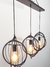 LAMPARA TRIO CIRCULAR 3D - comprar online
