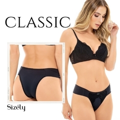 CALCINHA TANGA MORCEGA SIZELY REF. 1405