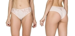 CALCINHA EMBELLEZE TANGA EM MICROFIBRA E RENDA REF. 01.1176