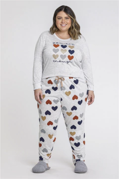 PIJAMA PLUS SIZE MENSAGEIRO DOS SONHOS REF. 0141211M