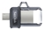 Pendrive SanDisk Ultra Dual m3.0 16GB 3.0 negro/transparente - NorTec