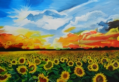 Campo de girasoles - comprar online