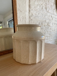 Tarro Ceramica Crema