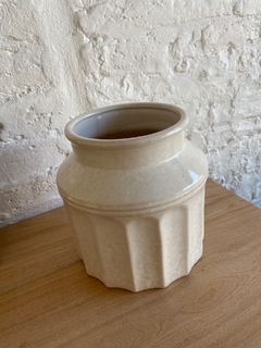 Tarro Ceramica Crema en internet
