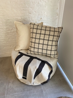 Sillon Pastilla 80 cm diam, tussor - tienda online