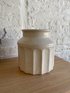 Tarro Ceramica Crema - comprar online
