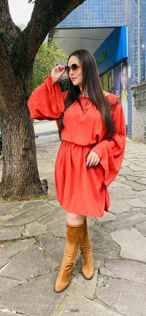Vestido Casual em Viscose Plana - comprar online
