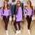 Conjunto Milão Casual três peças Kimono+ Regata + Calça Jogger - Pimenta Flor