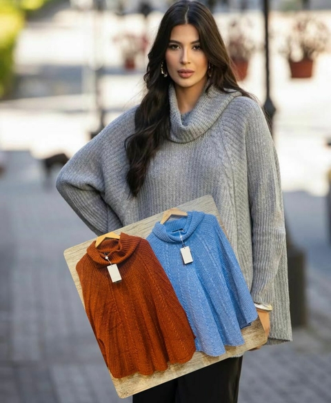 Poncho Ana Gonçalves Tricot