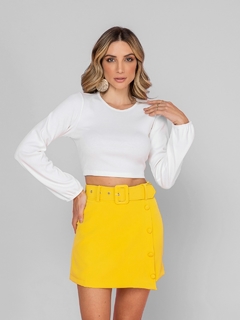 SHORTS SAIA ALFAIATARIA COM CINTO - K&K FASHION