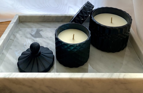 Porta vela con vela pequeño Deluxe