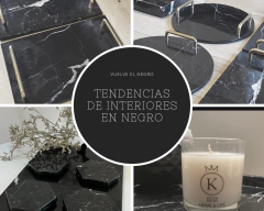 Bandejas travertino carrara marquina con herrajes - Keterbuenosaires 