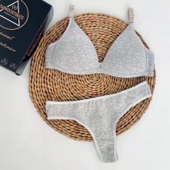 Art: TCJD6 | Conjunto triángulo Sof de algodón Darwin Intimate - Lenceria Darwin