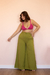 calça pantalona aspargos
