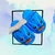 PANTUFLON STITCH AZUL