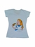 REMERA DE DAMA MANGA CORTA PRINCESA PIZZA