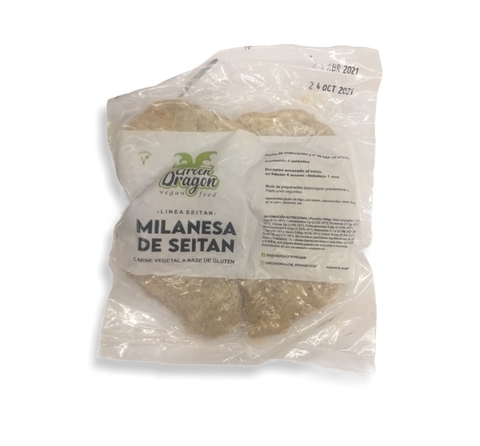 Milanesa de Seitan Vegana "Green Dragon" x450g