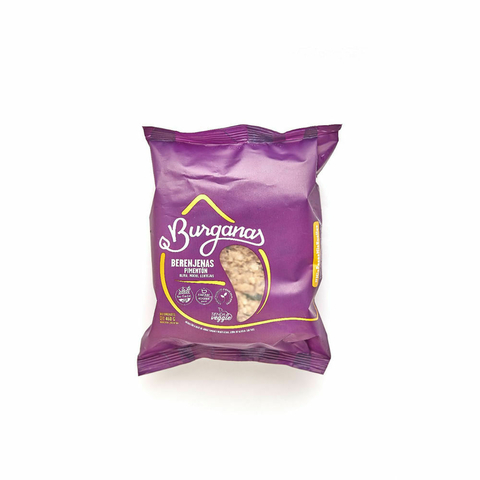 HAMBURGUESA "BURGANAS" BERENJENA Y PIMENTÓN 460G (x3 PACKS)