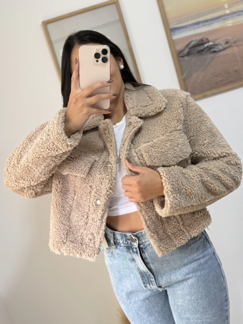 Campera HANNA Ojorojo - (beige)