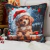 Capa Natalina Filhote Com Cordão 43 cm x 43 cm - comprar online