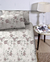 Jogo de Cama Queen 4 Pçs Microtec 200 Fios Folhas