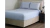 Jogo de Cama Solteiro 2 Peças Percal 180 Fios Azul