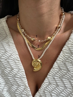 1 COLAR CRISTAL