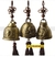Sinos com pingente tassel estilo oriental 3 opções: buda tibetano fénix dupla de peixes feng shui sorte prosperidade. Valor unitário.