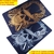 Kit 2 jogos Baralho caveira poker black jogo de cartas plásticas preto 2 cores de impressão dourada e prateada Valor do Kit