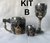 Kit caveira caneca crânio com capacete taça e copo shot inox decorado em resina efeito 3D estilo medieval viking na internet