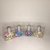 Porta Perfume Mini Frasco com spray borrifador (Vazio) Decorado floral 15ml. Vários modelos. Valor unitário. - Holly Variedades