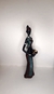 Mulheres africanas estatueta 3 opções modelo enfeite decorativo em resina Valor unitário. - Holly Variedades