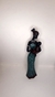 Mulheres africanas estatueta 3 opções modelo enfeite decorativo em resina Valor unitário.