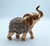 Elefante dourado decorado efeito glitter e detalhes espelhados. P/M/ou G Enfeite em resina. Valor unitário. - loja online