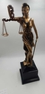 Deusa Thêmis 34 OU 46cm Dama da Justiça estatueta em resina acabamento cor cobre liso e base preta. Valor unitário. - loja online