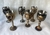 Taças Caveira Crânio Cálice Inox decorado 3D resina estilo Medieval Vikings Halloween Valor Unitário