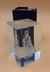 Deusa Kuan Yin em Pé divindade oriental da misericórdia e da compaixão cubo de vidro cristalino decorativo gravado a laser - Holly Variedades