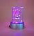 Ying Yang Feng Shui simbolo kit com base mini led multicolorida a pilha enfeite gravado a lazer no cubo pequeno, de vidro cristalino. - comprar online
