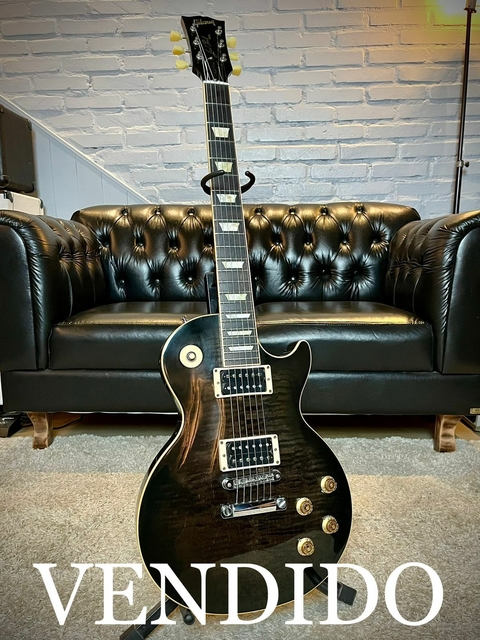 ***VENDIDO*** Gibson Les Paul Classic Plus 2012 Trans Ebony Burst.