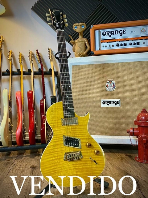 ***VENDIDO*** Gibson Nighthawk Special Plus 1998 Flamed Translucent Amber