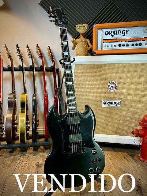 ***VENDIDO*** Gibson SG Limited Edition EMG Guitar Of The Week 2007 Matte Black