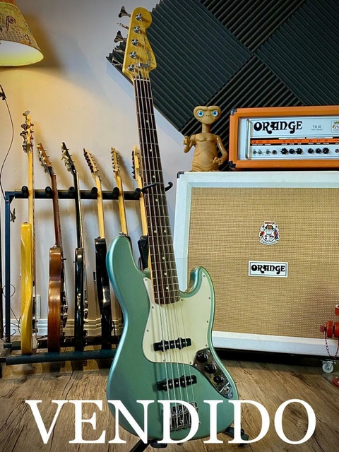 ***VENDIDO*** Fender Jazz Bass Standard 5 Cordas 2002 Ice Blue Metallic