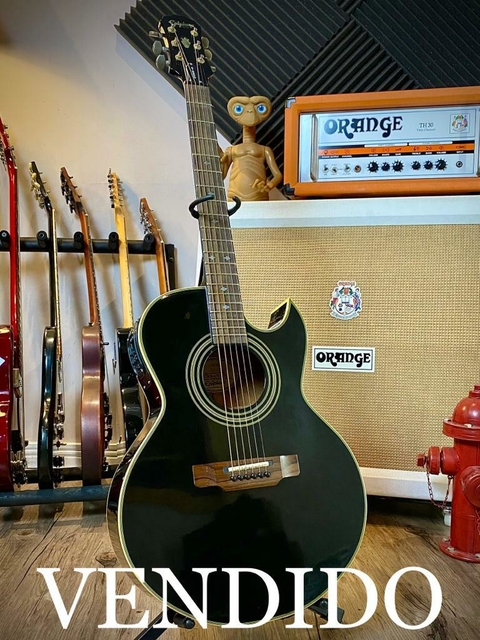 ***VENDIDO*** Violão Epiphone Performer PR-5E 1997 Black