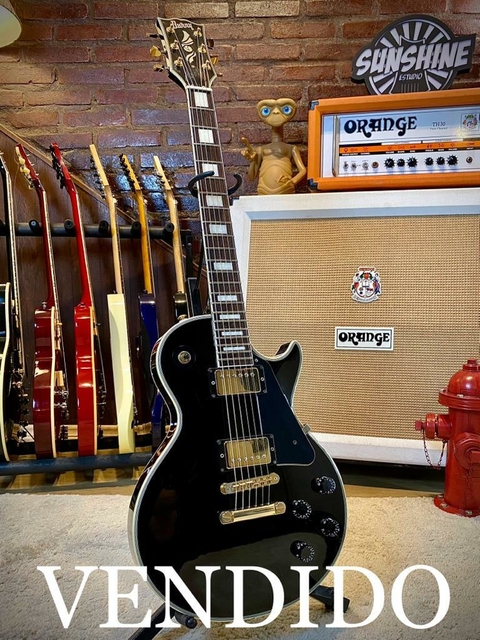 ***VENDIDO*** Burny Les Paul Custom Blackbeauty RLC-115 2007 Ebony